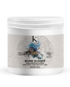 K BEURRE DE KARITE ORGANIC 200GR    HAIRGUM  ***