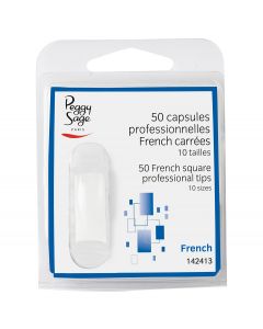 50 capsules professionnelles French carrées