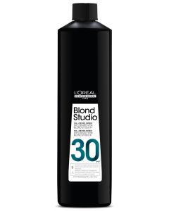 bouteille noire d'oxydant crème huile l'oreal 30 volumes 1 litre